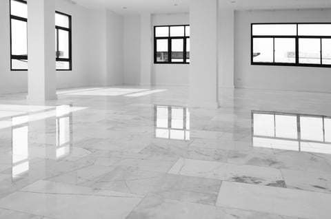 Marble floor surface