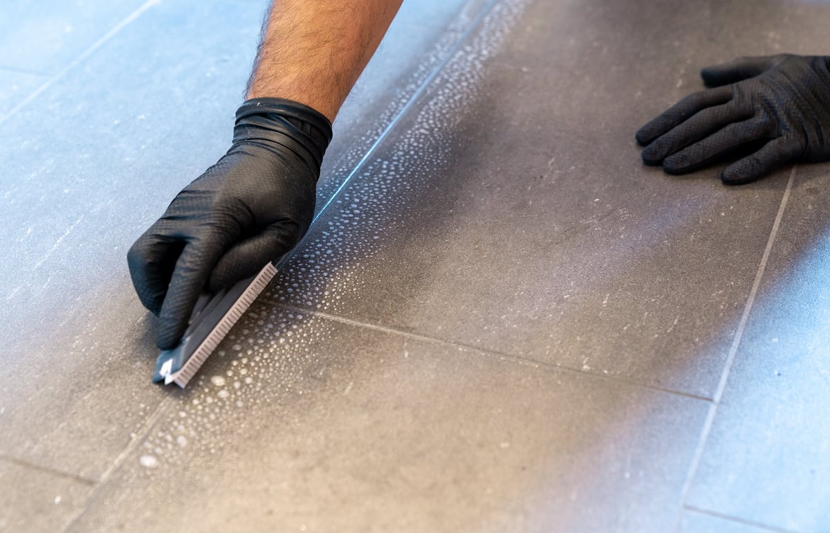 Professional grout cleaning and restoration