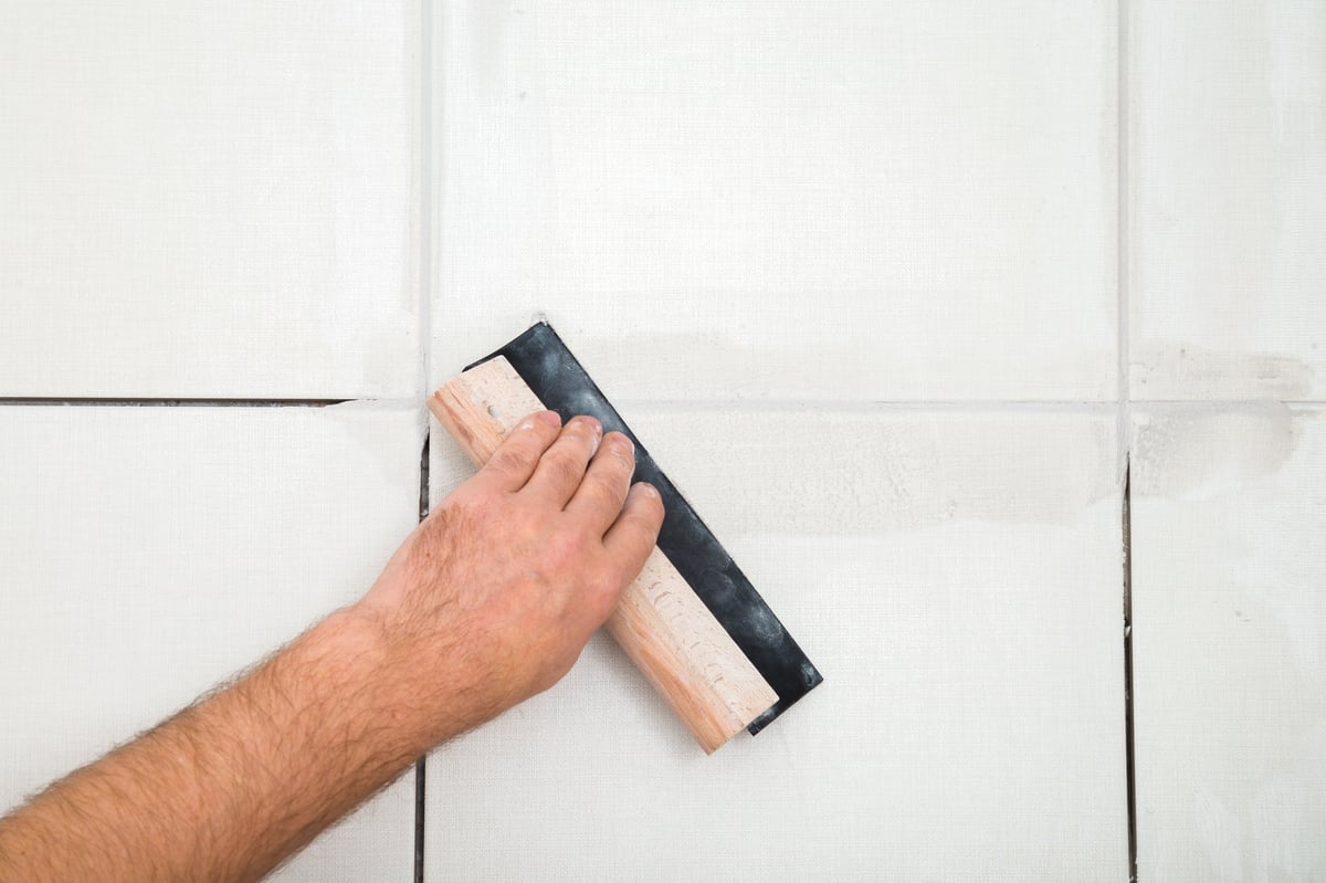 Professional grout restoration and repair